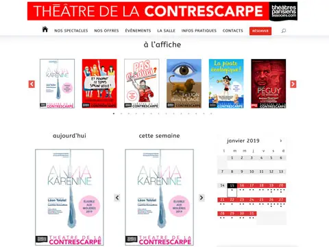 Théatre de la contrescarpe à Paris
